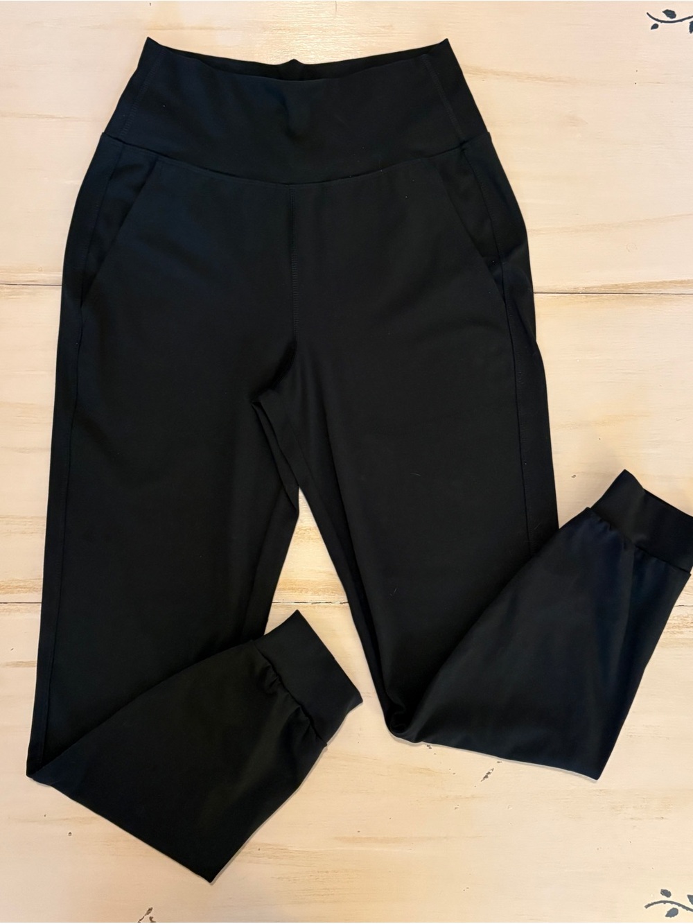 DSG Black High-Waist Track Joggers